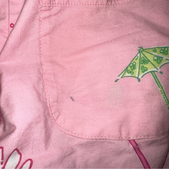 Lilly Pulitzer Vintage Pink Patterned Pants - Picture 5 of 6